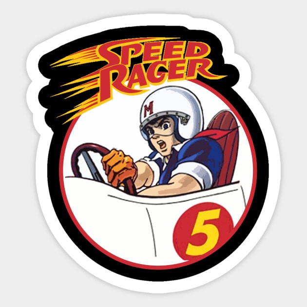 speed racer m Sticker by aldistar